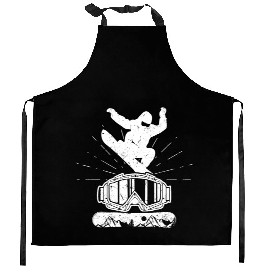 Winter sports Snowboarding Freestyle Snowboarders Kitchen Aprons
