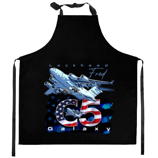 C5 Galaxy Us Air Force Aircraft Kitchen Aprons