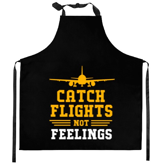 Air Traffic Controller Catch Flights Not Feelings Kitchen Aprons