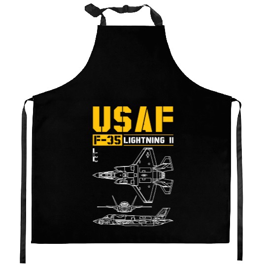F 35 Lightning II Kitchen Aprons