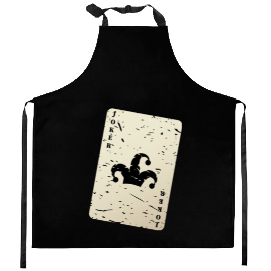 Joker card Kitchen Aprons