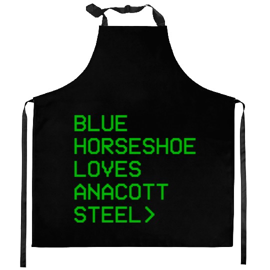 Blue Horseshoe Loves Anacott Steel Kitchen Aprons