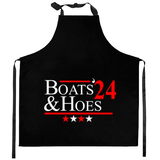 Boats And Hoes Kitchen Aprons