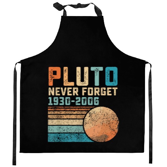 Pluto Never Forget Kitchen Aprons