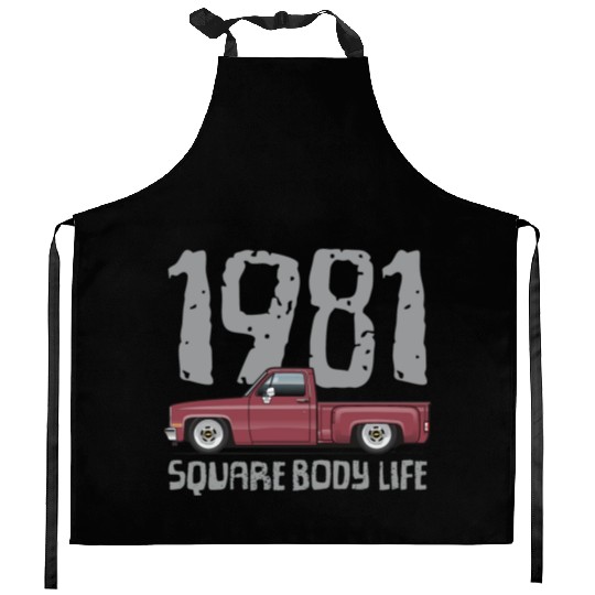 1981 Square Body Life Carmine Kitchen Aprons