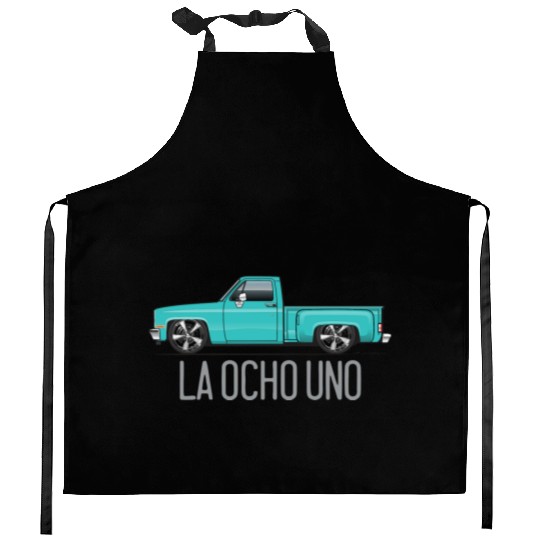 La Ocho Uno Light Turquoise Kitchen Aprons