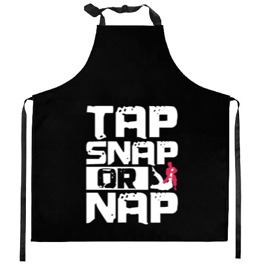 Tap Snap or Nap, Jiu Jitsu Kitchen Aprons