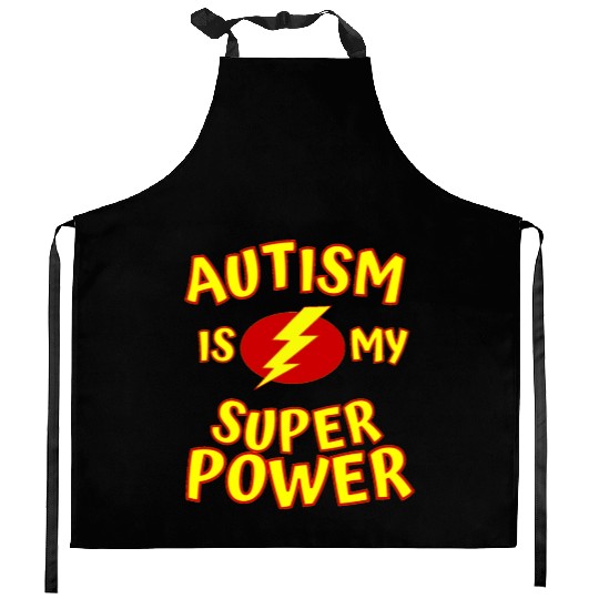 Autism Is My Superpower Kitchen Aprons