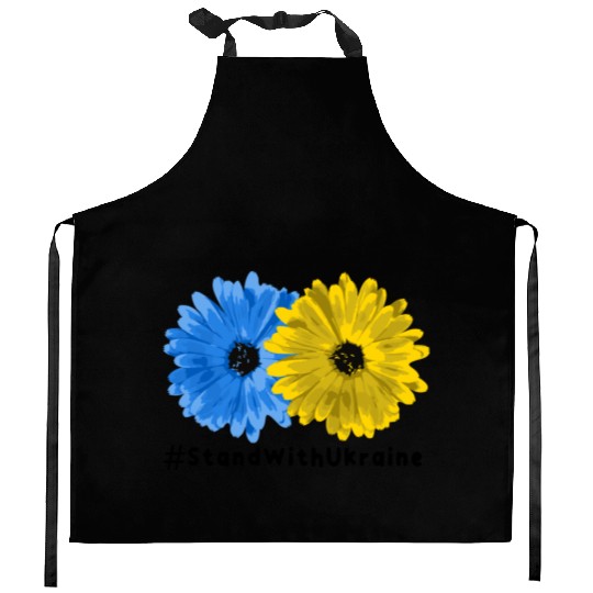 Stand With Ukraine Kitchen Aprons