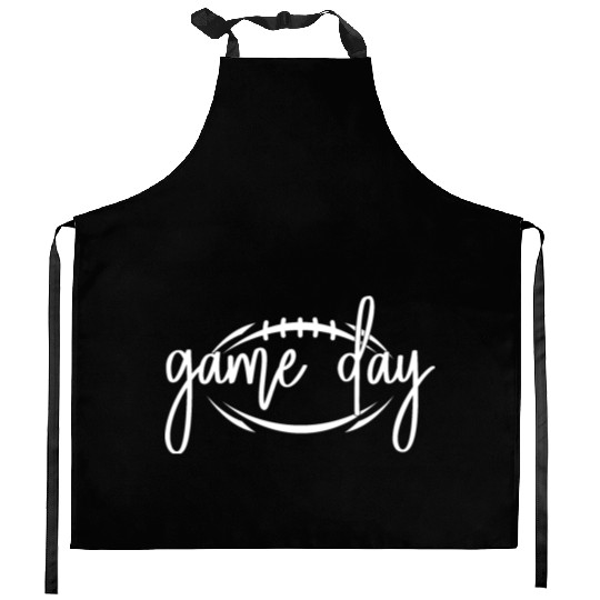Game Day Football Season - Sports Fan Kitchen Aprons