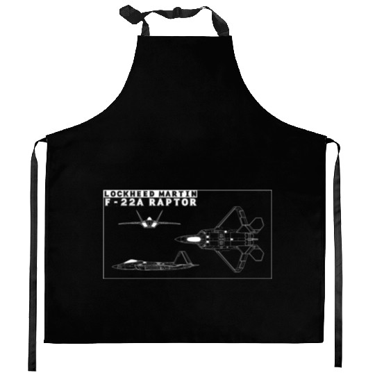 LOCKHEED MARTIN F 22 Kitchen Aprons