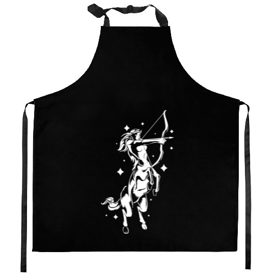 Centaur Girl Sagittarius Mom Daughter Kitchen Aprons
