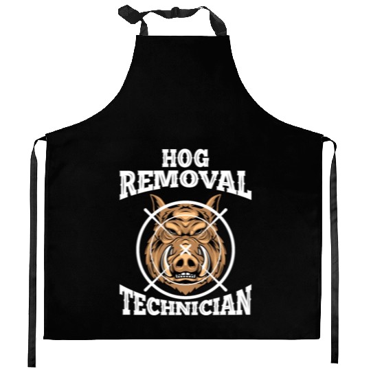 Boar wild boar hunting Wild boar hunter Kitchen Aprons
