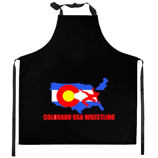 Team USA Wrestling Colorado Division Kitchen Aprons