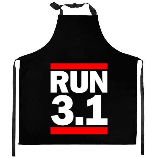 Run 3.1 5K Marathon Race Runner Training Running Kitchen Aprons