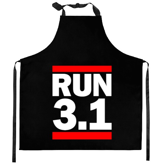 Run 3.1 5K Marathon Race Runner Training Running Kitchen Aprons