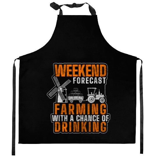 Farmer Nature Cattle Kitchen Aprons