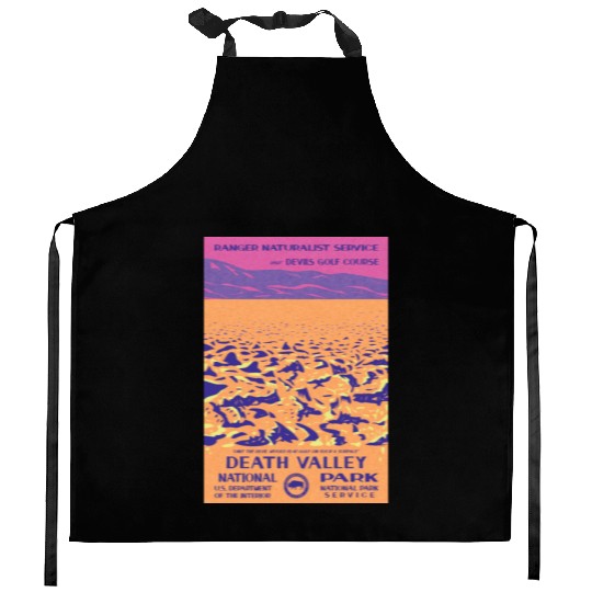 Death Valley Devils Golf Course WPA Kitchen Aprons