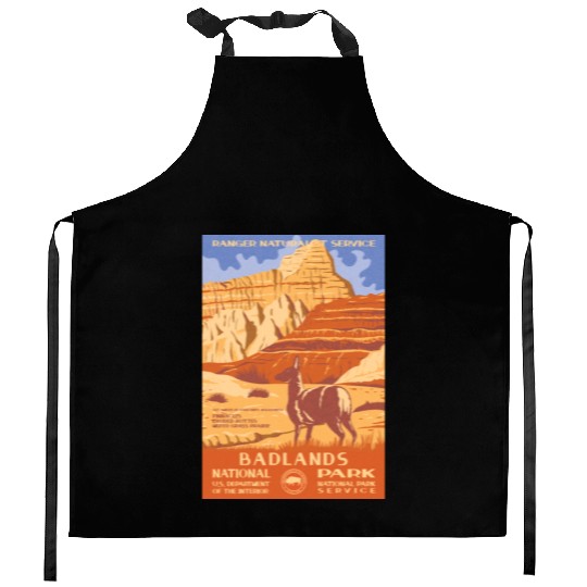 Badlands National Park WPA Kitchen Aprons