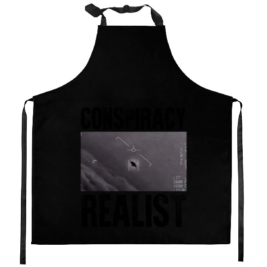 Conspiracy Realist I Want To Believe Believer Kitchen Aprons