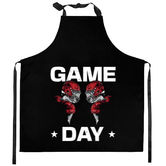 American Football Game Day Kitchen Aprons