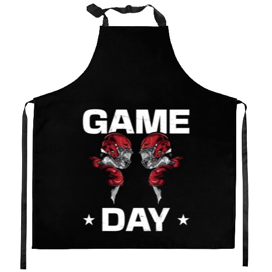 American Football Game Day Kitchen Aprons