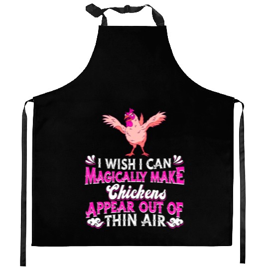 Chicken Farming Farmer Kitchen Aprons