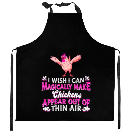 Chicken Farming Farmer Kitchen Aprons