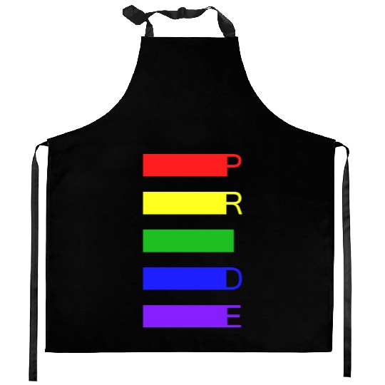 PRIDE Rainbow Flag Colors Kitchen Aprons