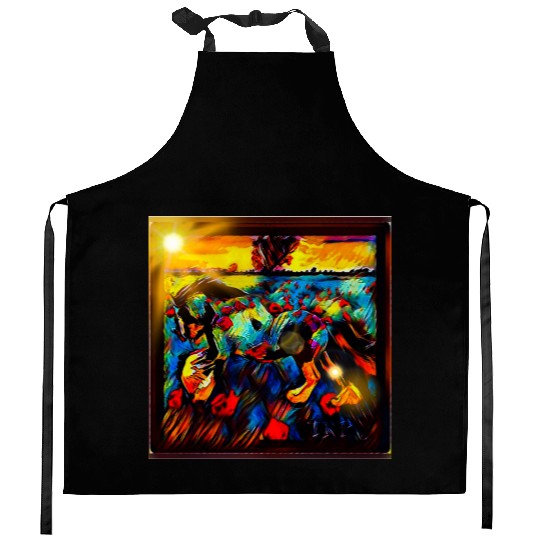 Freshtastic Horse 01-01 Kitchen Aprons