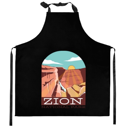 Zion National Park Zion National Park gift inspira Kitchen Aprons