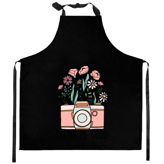 Vintage Wildflowers Sublimation Kitchen Aprons