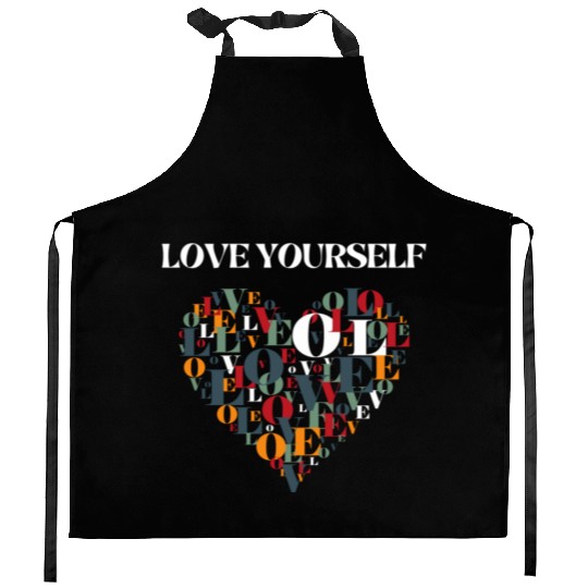 Wednay's Self-Love Merch Kitchen Aprons