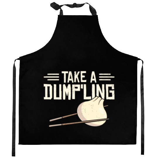 Dumpling Asian Food Chinese Food Fan Kitchen Aprons