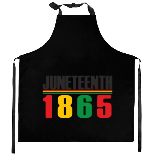 Juneteenth Day 1865, Freedom Day America African Kitchen Aprons