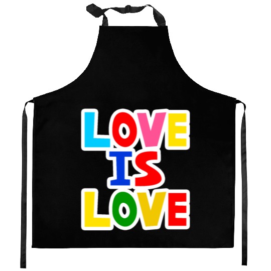 Love is Love Kitchen Aprons