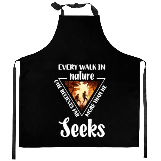 Forest Camping Wilderness Kitchen Aprons