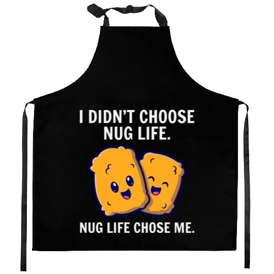 Chicken Nuggets Fast Food Funny Saying Kitchen Aprons