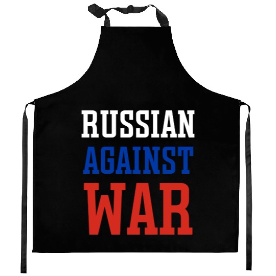 Russian against war Kitchen Aprons