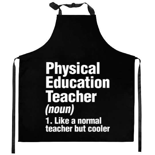 Physical Education Teacher Cooler PE Gym Coach Kitchen Aprons