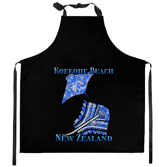Koekohe Beach Vacation Tribal Stingrays Kitchen Aprons