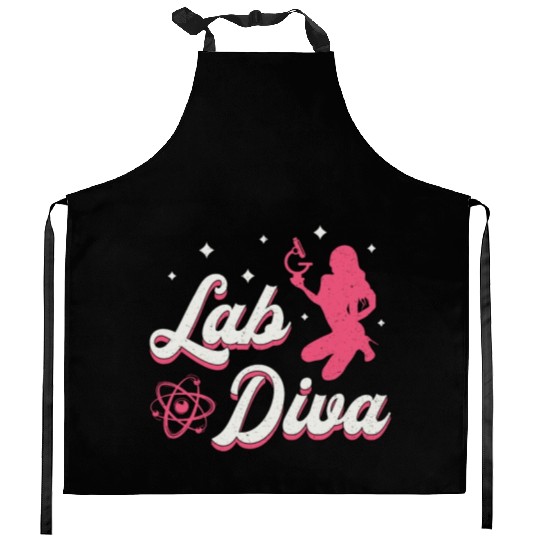 Lab Diva Laboratory Technician Science Lab Tech Kitchen Aprons