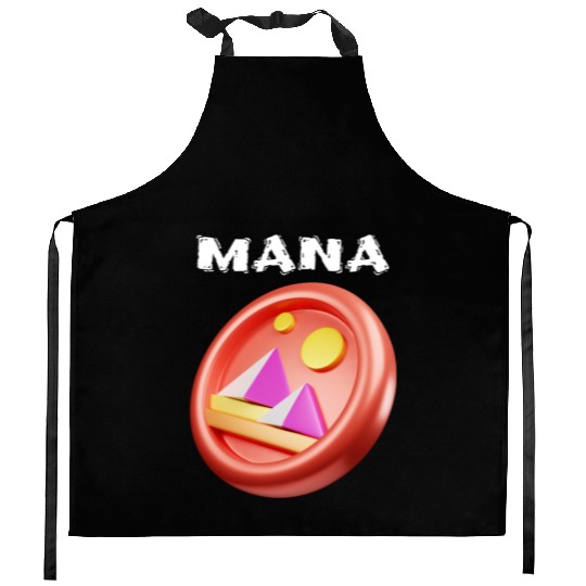 3d decentraland or MANA Kitchen Aprons