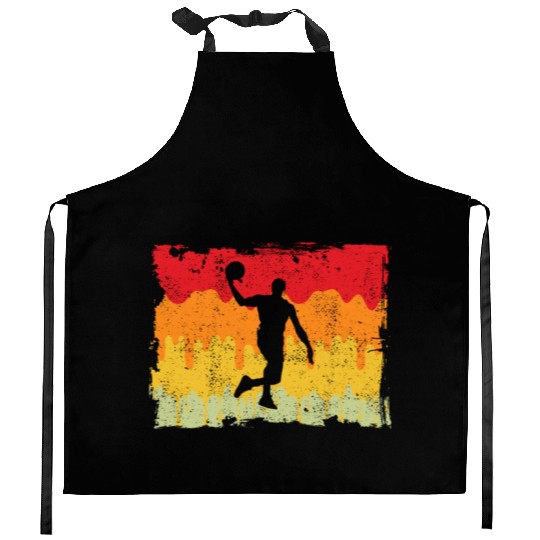 Basketball Retro Kitchen Aprons