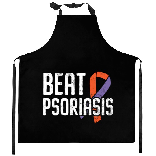 Beat Psoriasis Skin Disease Psoriasis Awareness Kitchen Aprons