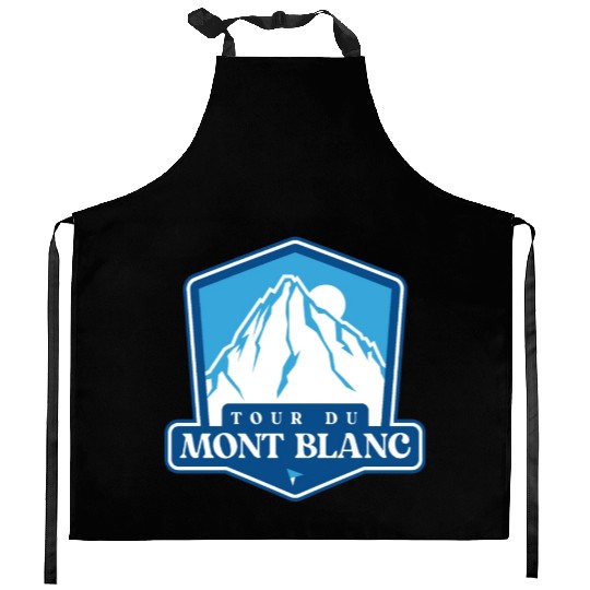 Tour du Mont Blanc Kitchen Aprons