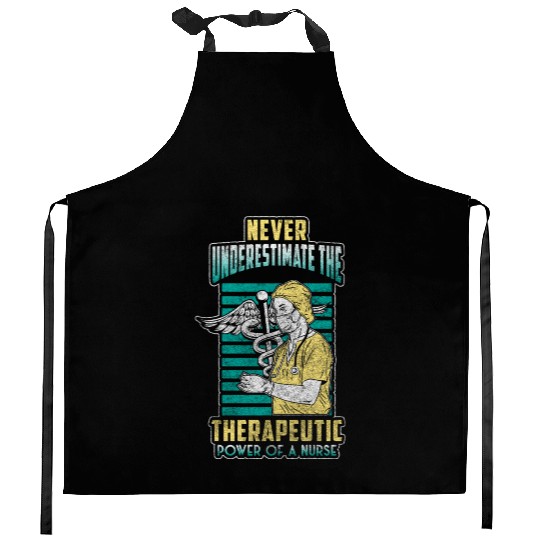 Nurse Heart Doctor Syringe Kitchen Aprons