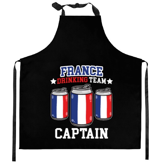 France Drinking Team captain Kitchen Aprons