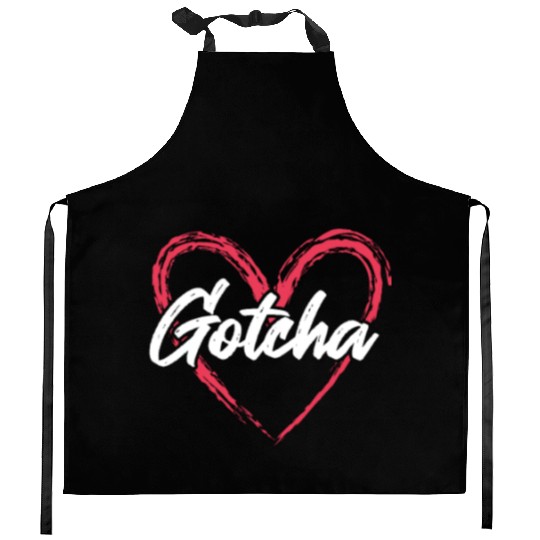 Gotcha Heart Adoption Kitchen Aprons