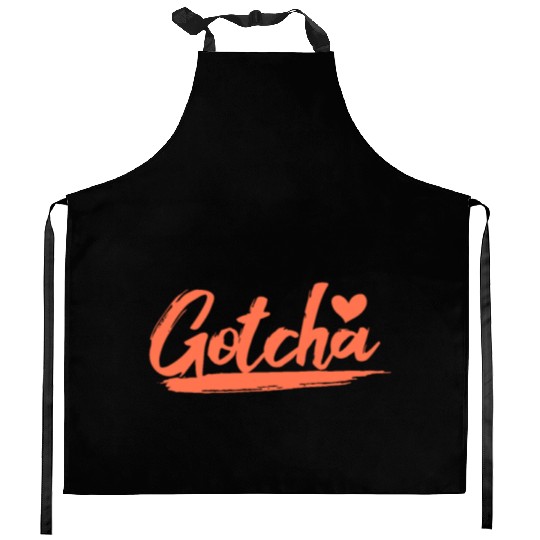 Gotcha Heart Adoption Kitchen Aprons